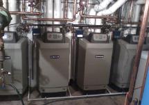 Weil-McLain 93% gas boiler, install